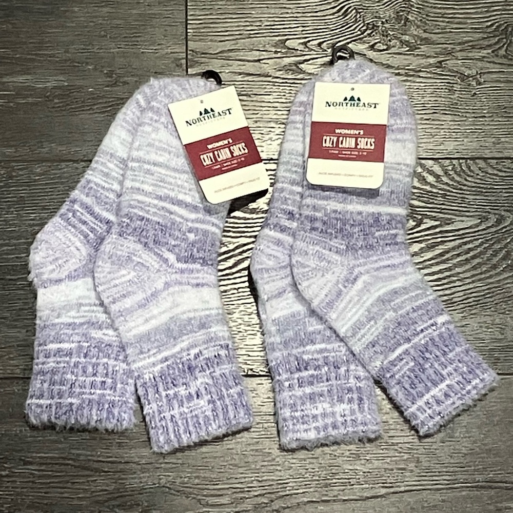 Cozy Aloe Infused Marled Cabin Socks